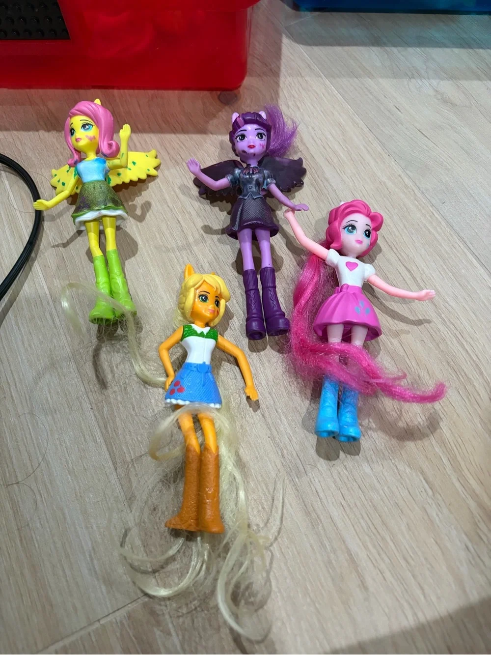 Kids Fashion Doll Set - Pink, Purple, Yellow, Green, Blue Dolls
